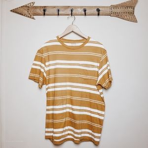 Urban Outfitters Shirts - Urban outfitters mens yellow stripe tee Urban Outfitters Shirts - Urban outfitters mens yellow stripe tee